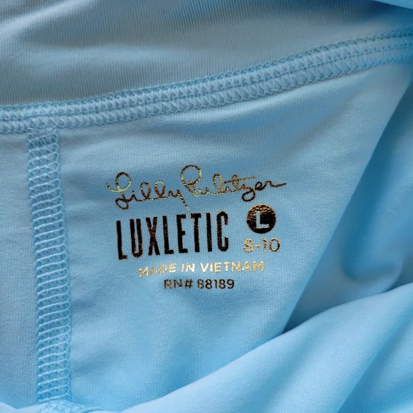 Lilly Pulitzer Luxletic UPF 50+‎ Aila Mini Skort L 8-10 - Picture 11 of 11